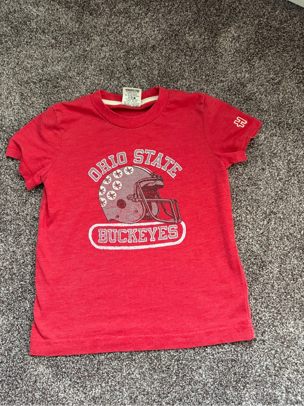 Homage Ohio State kids tee